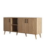 Hanah Home Consola de Roble